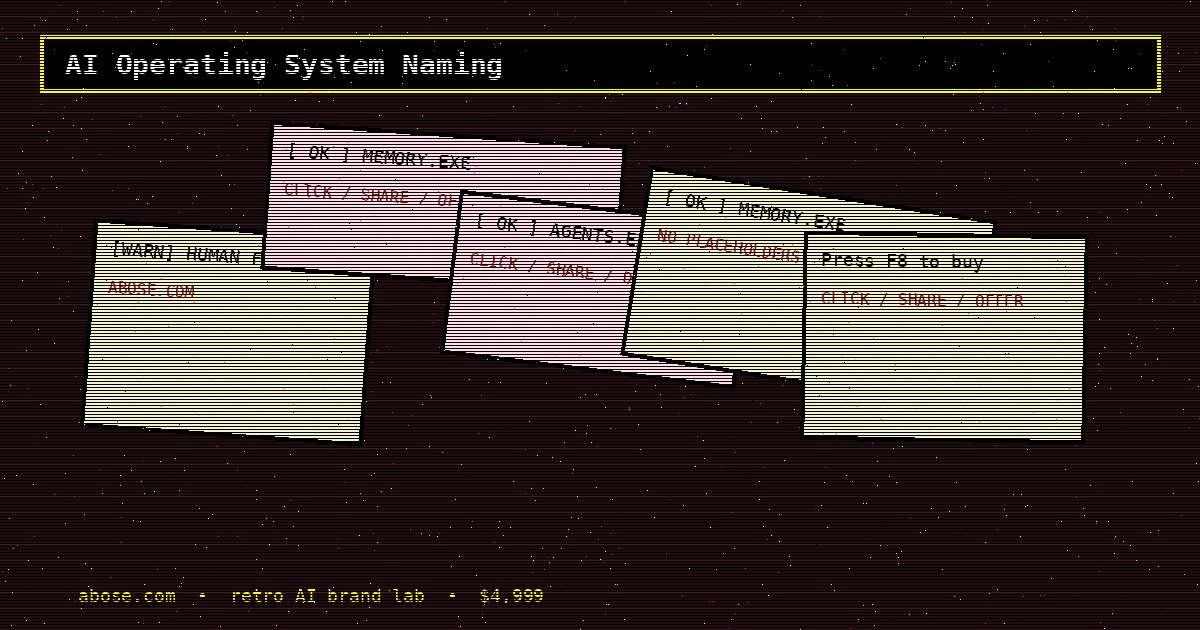 AI Operating System Naming