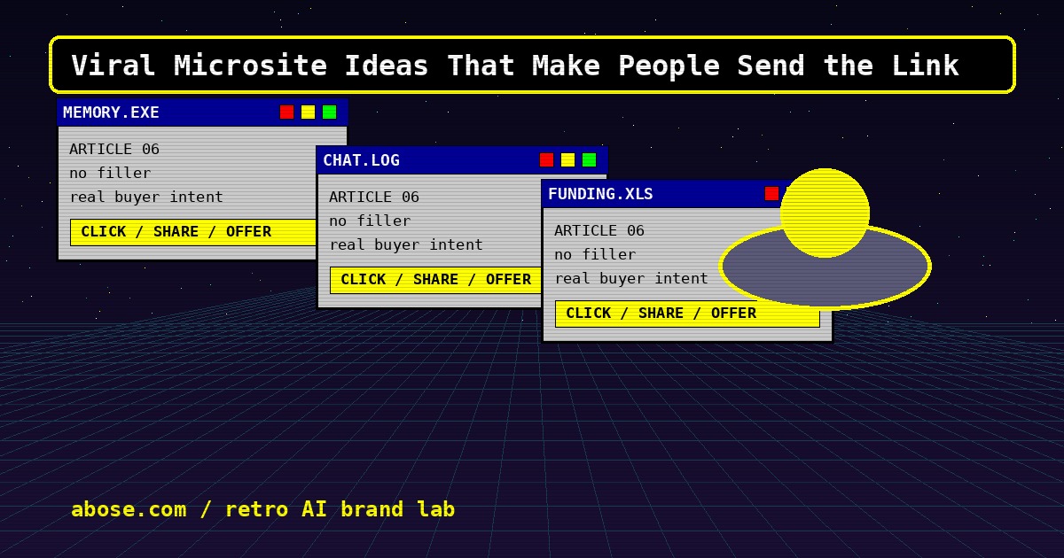 Viral Microsite Ideas artwork