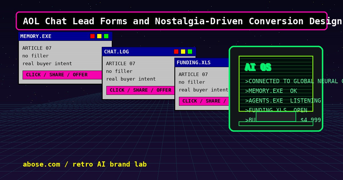AOL Chat Lead Forms artwork