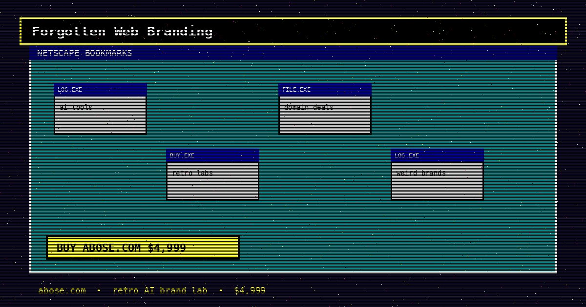 Forgotten Web Branding