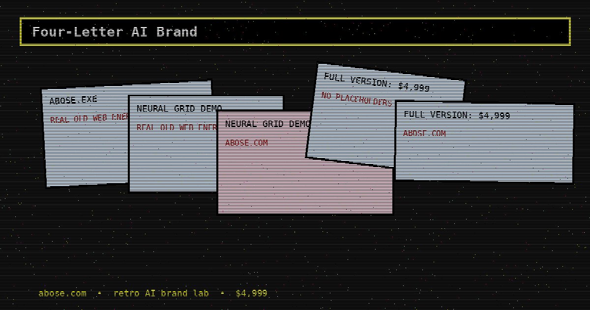 Four-Letter AI Brand